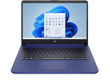 HP Stream 14s-dq0012na 14in Celeron 4GB 128GB Laptop - Blue