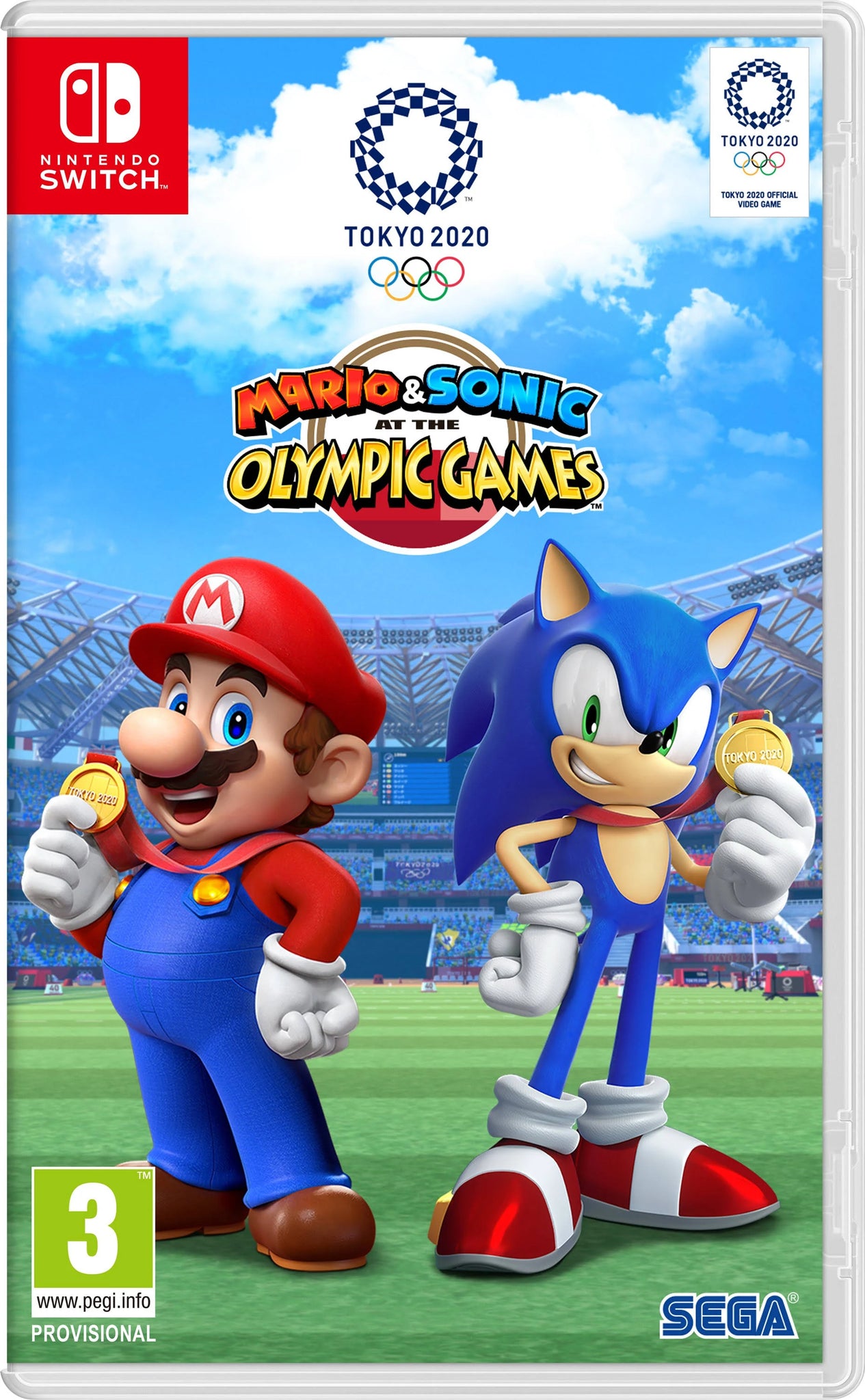 Nintendo Mario & Sonic At The Olympic Games Tokyo 2020 (Switch) **NO CASE**