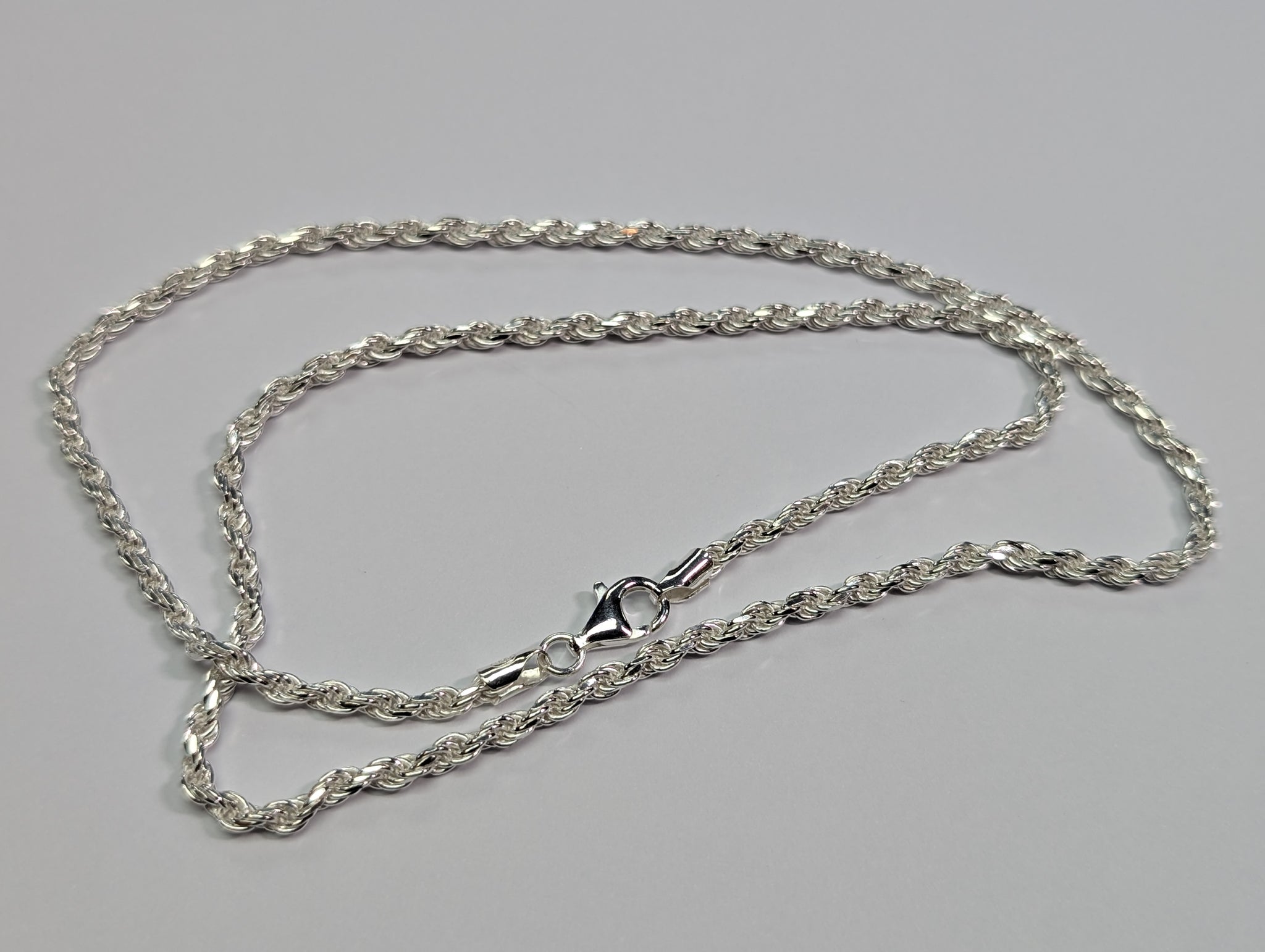 Brand New Silver 925 Rope Chain