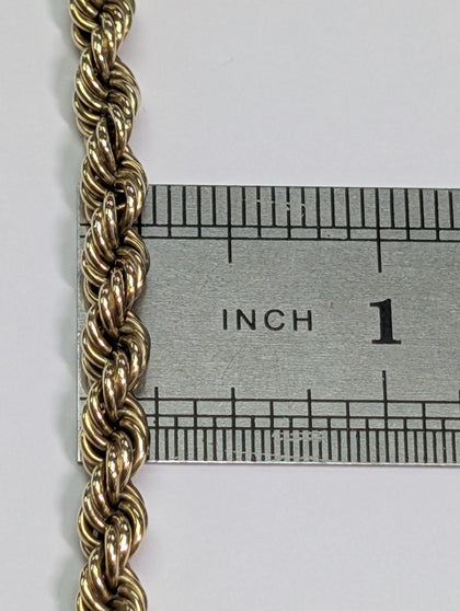 9ct Gold Heavy Rope Chain