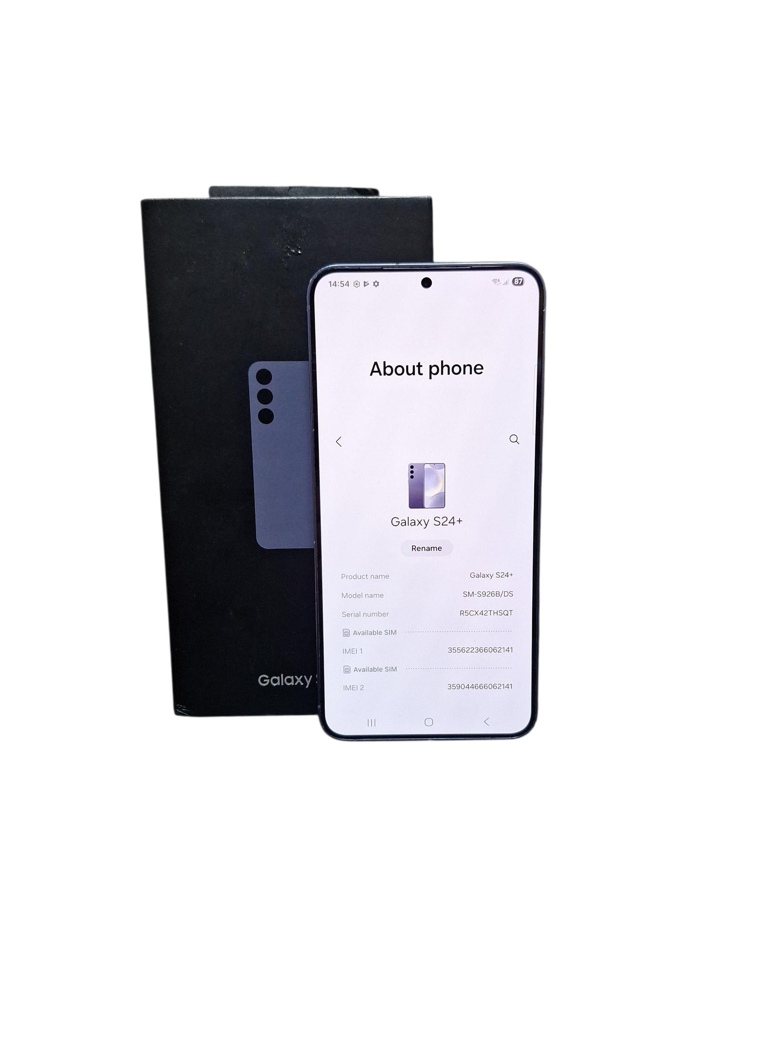 Samsung Galaxy S24+ - 256 GB - Cobalt Violet