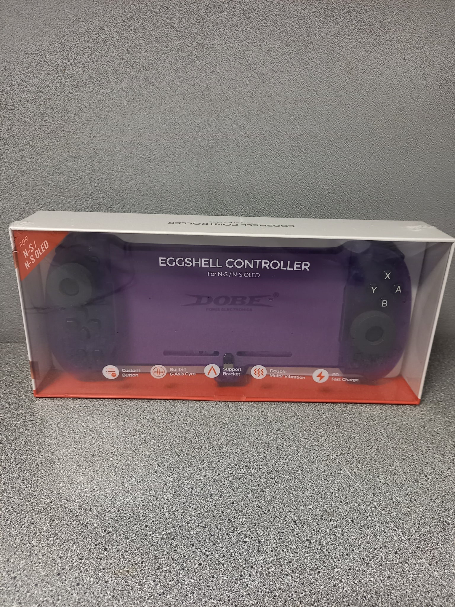 DOBE - Handheld Switch Controller For Nintendo Switch & Switch OLED - Transparent Purple