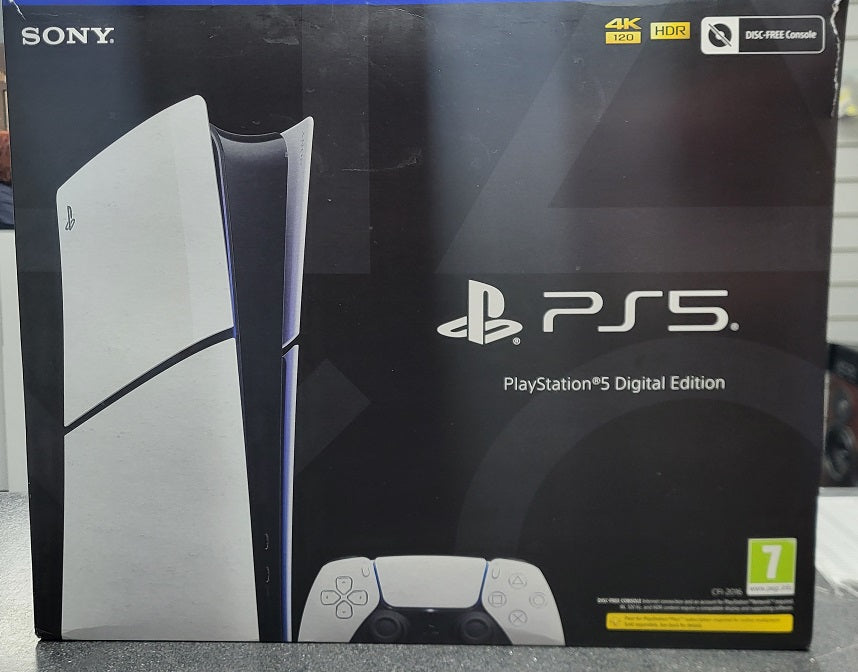 Playstation 5 Slim Digital Edition Console - 1TB - White - Boxed