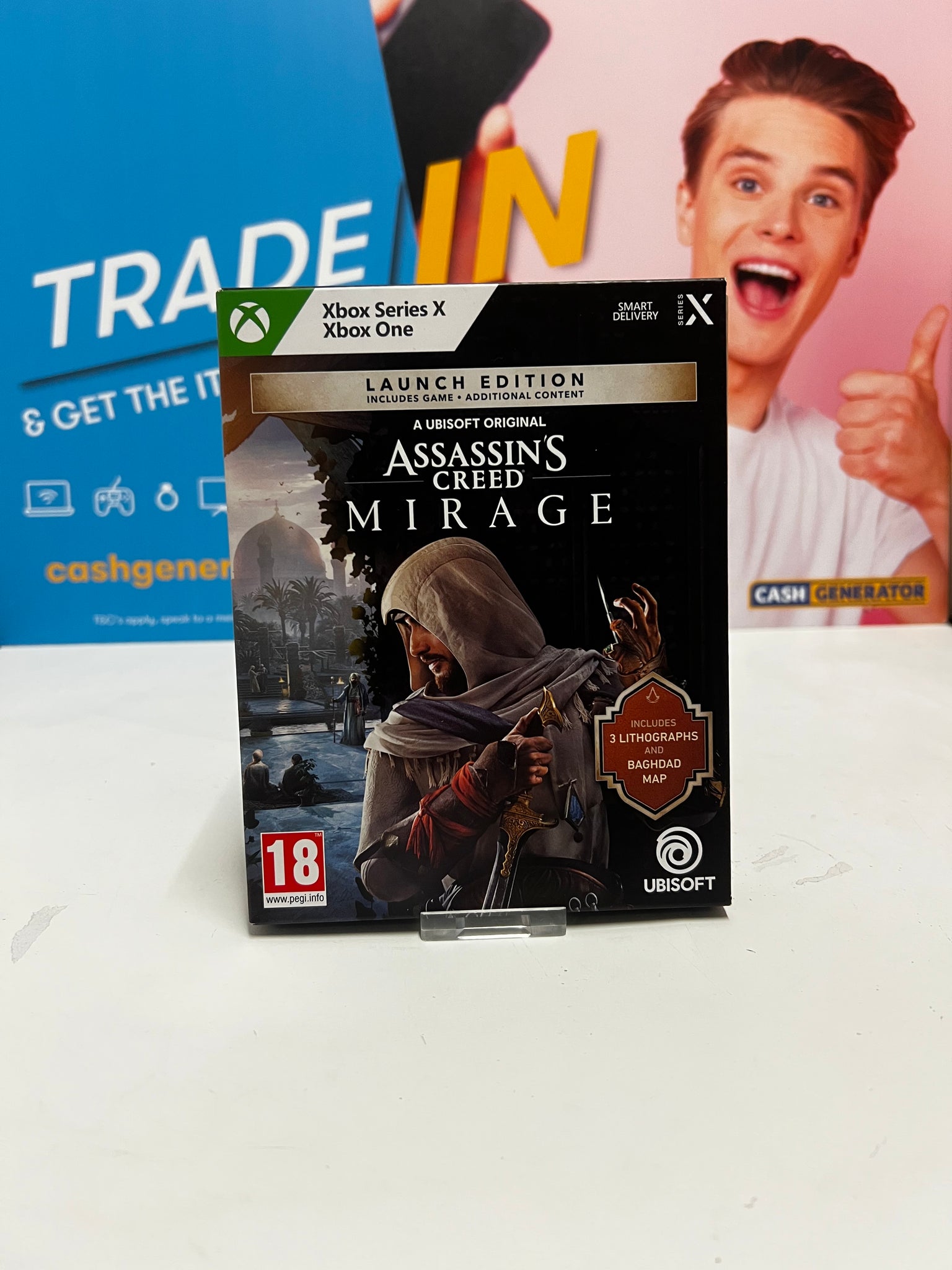 Assassins Creed Mirage Launch edition- Includes DLC (Xbox One/ Series X)