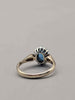 9ct Yellow Gold Ring With Blue Stone - 2.38 Grams - Size J