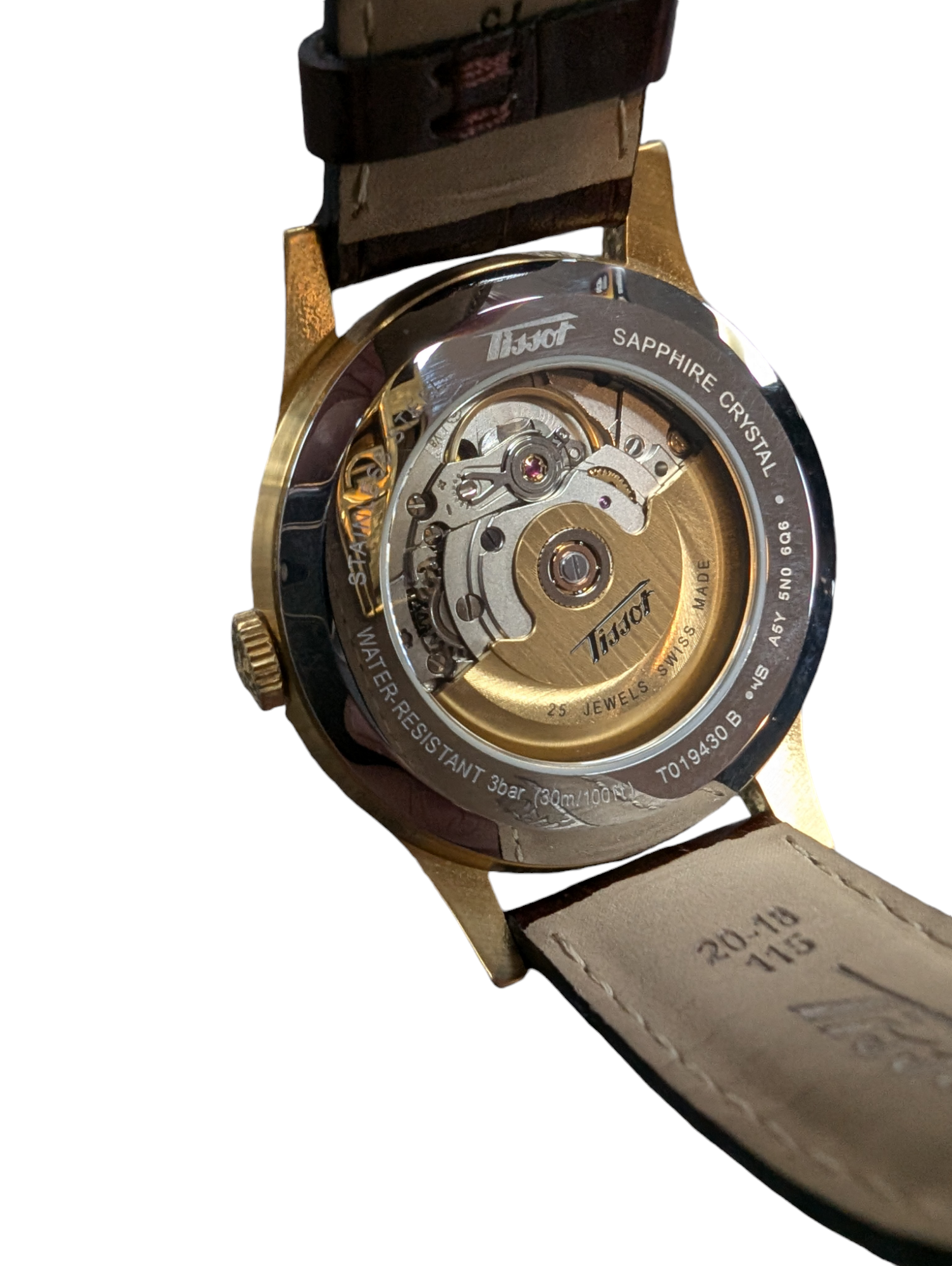 Tissot Visodate Skeleton Swiss Watch Boxed