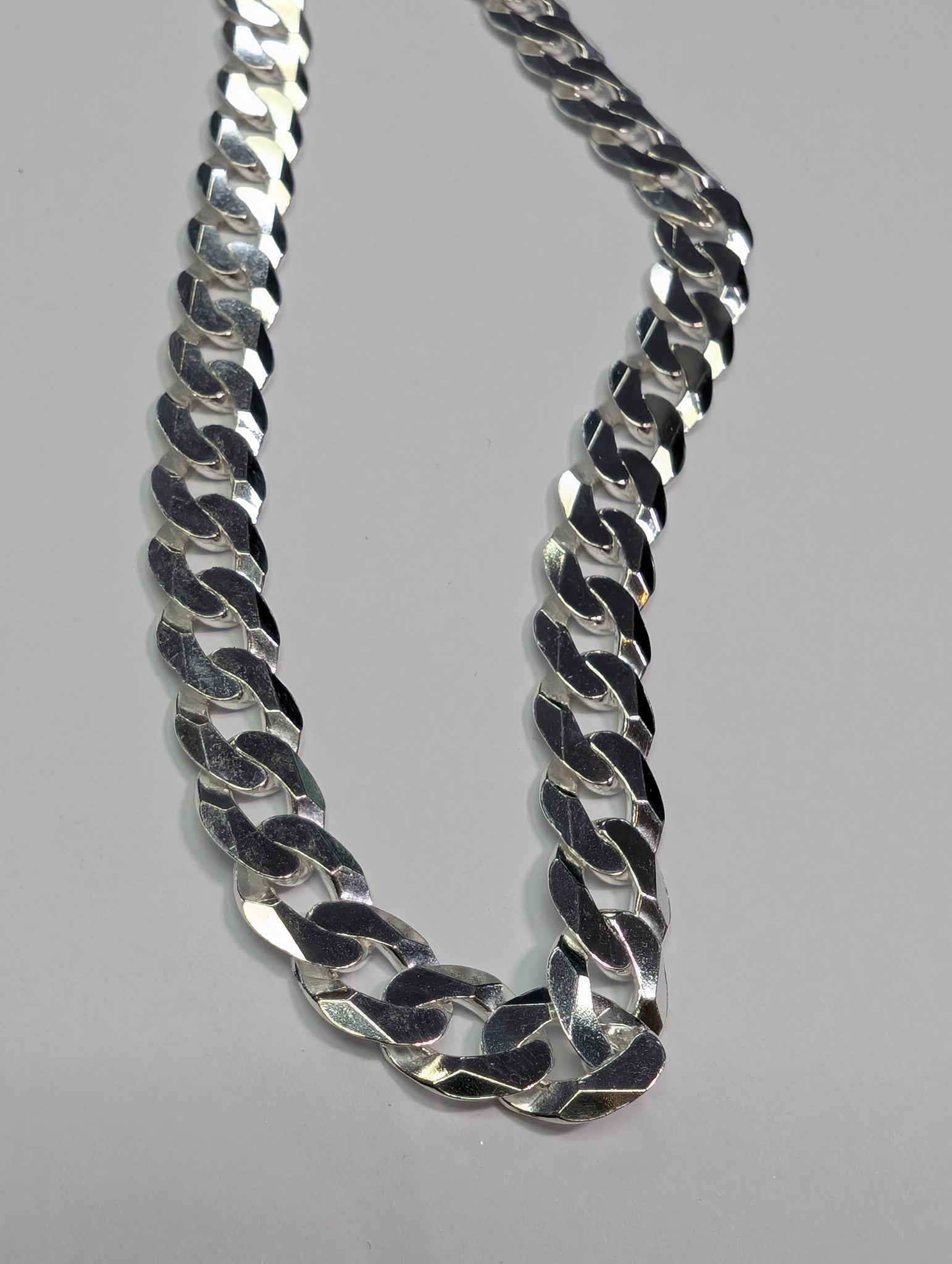 Brand New Heavy 924 Silver Curb Chain