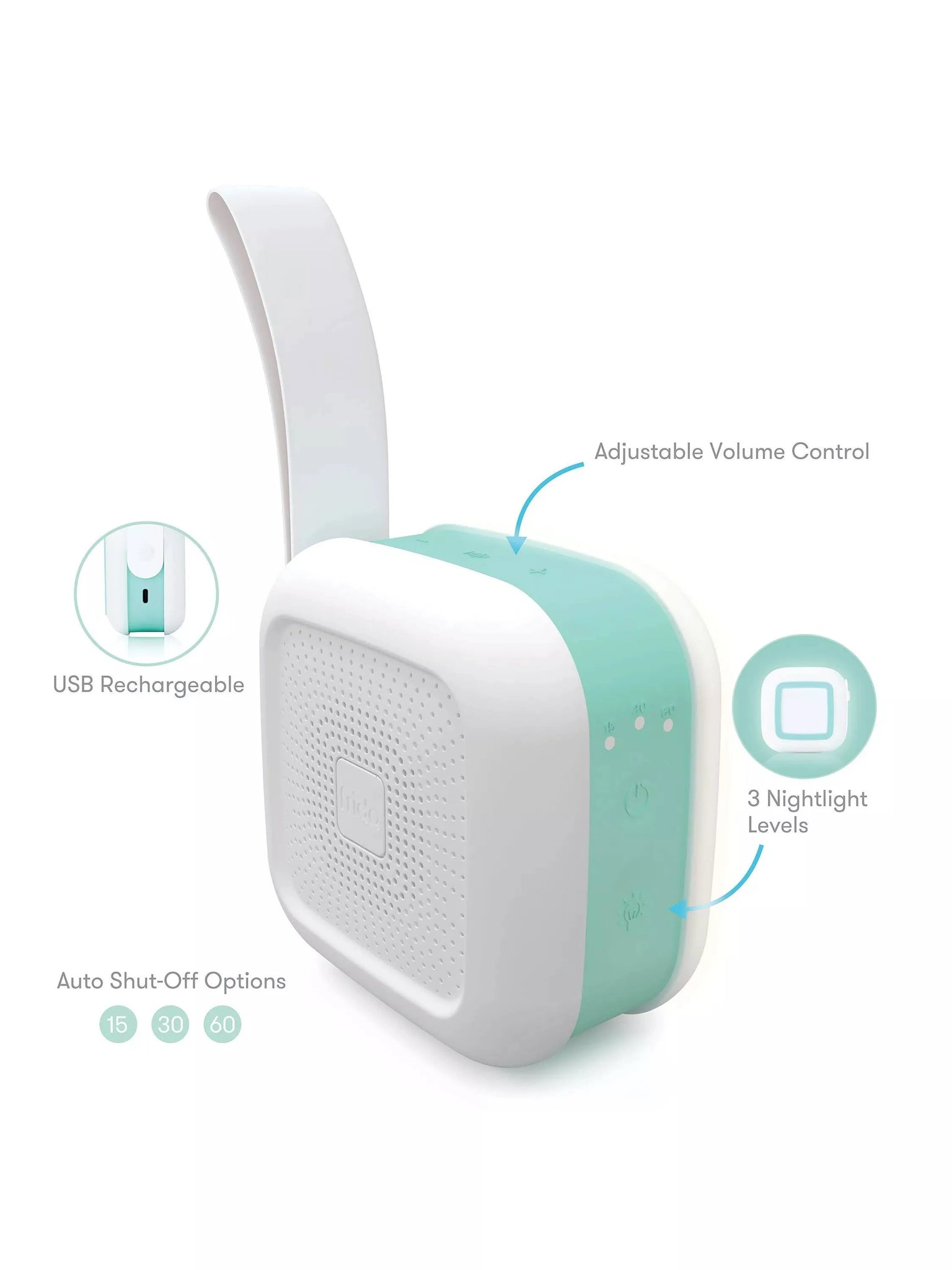 FRIDA Baby 2-in-1 Portable Sound Machine + Nightlight