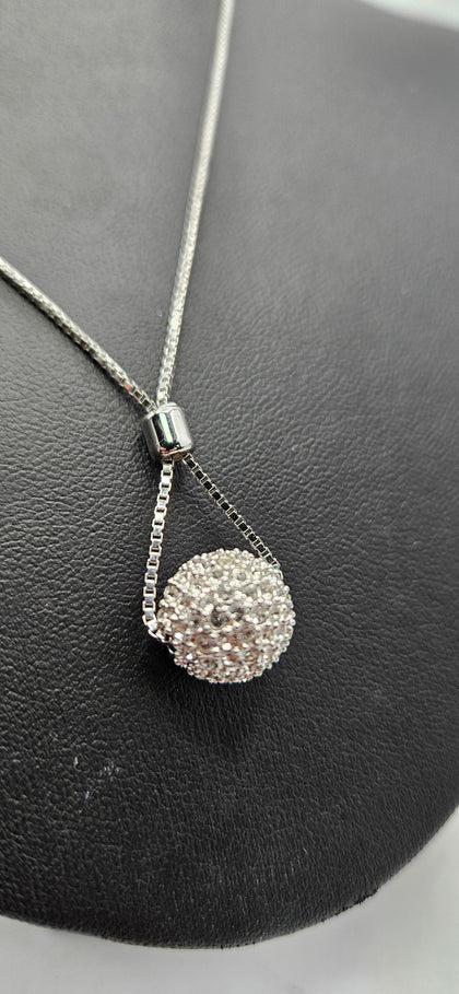Swarovski Crystal Ball Necklace