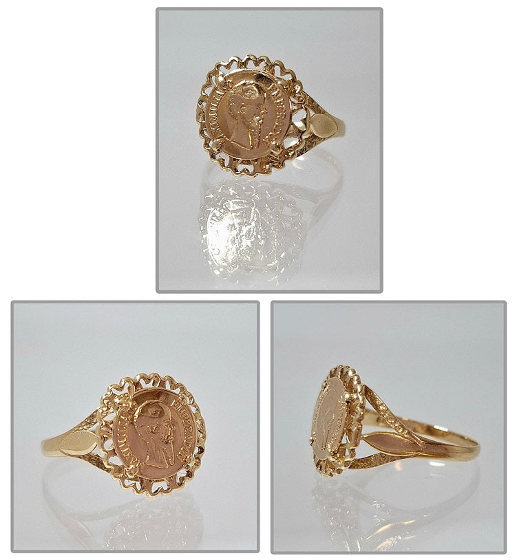9 Carat Gold Ring Size O