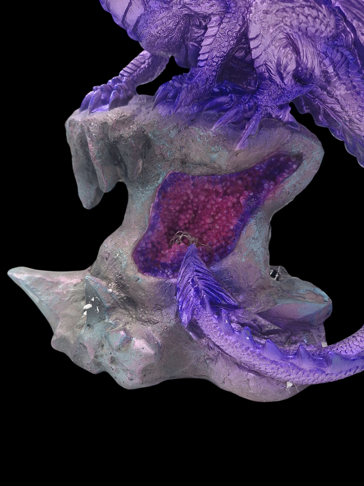 Purple dragon LED statue Decorative Ornament **BRAND NEW BOXED**