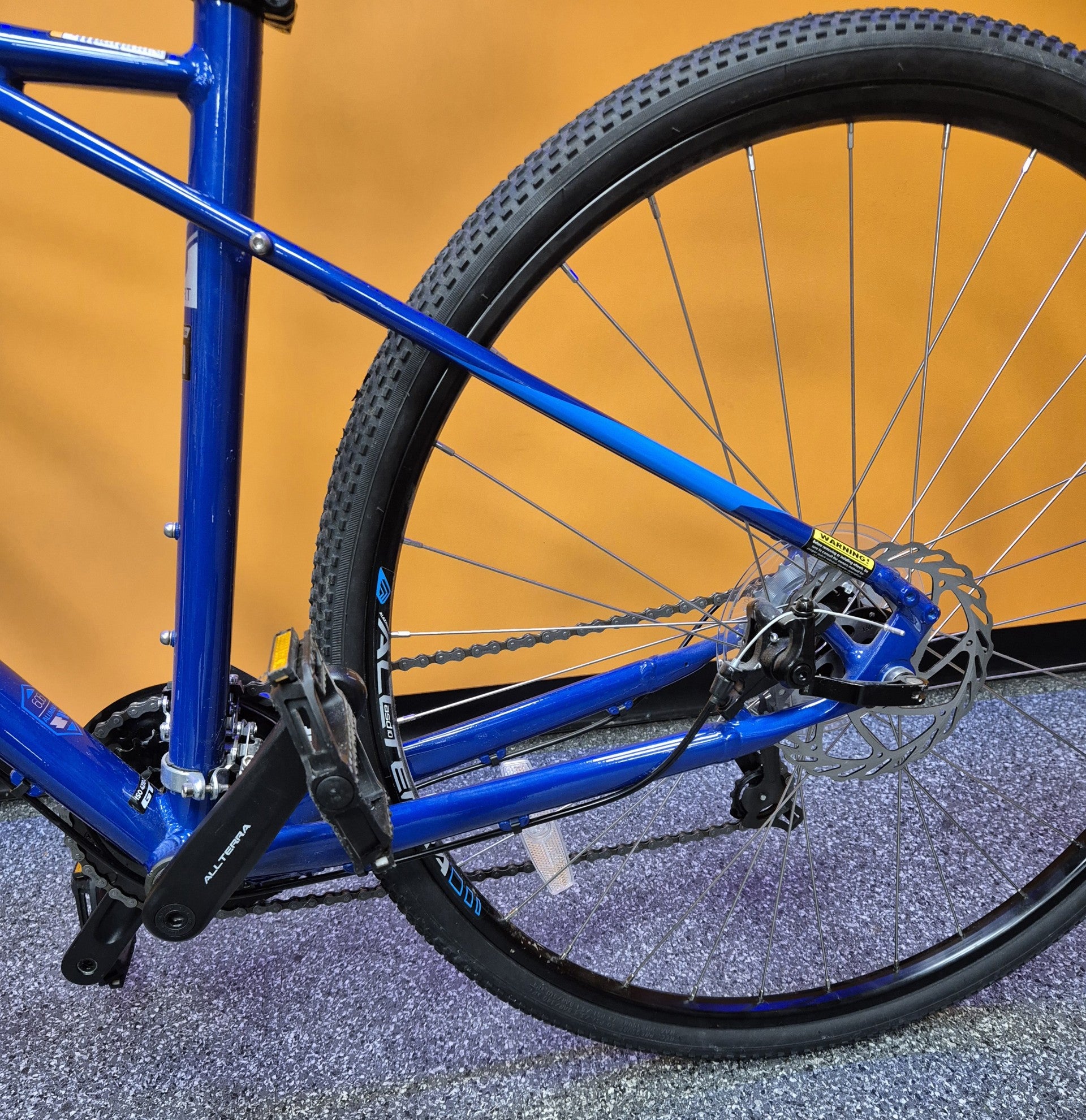 ** Collection Only ** GT Transeo Sport Step Through Hybrid Bike - Blue Medium Frame