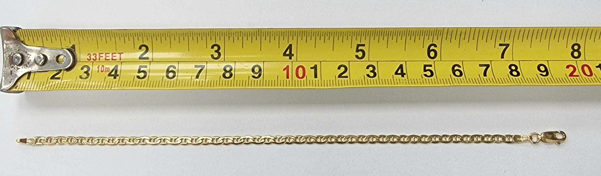 9ct Gold Bracelet 7.75 Inches