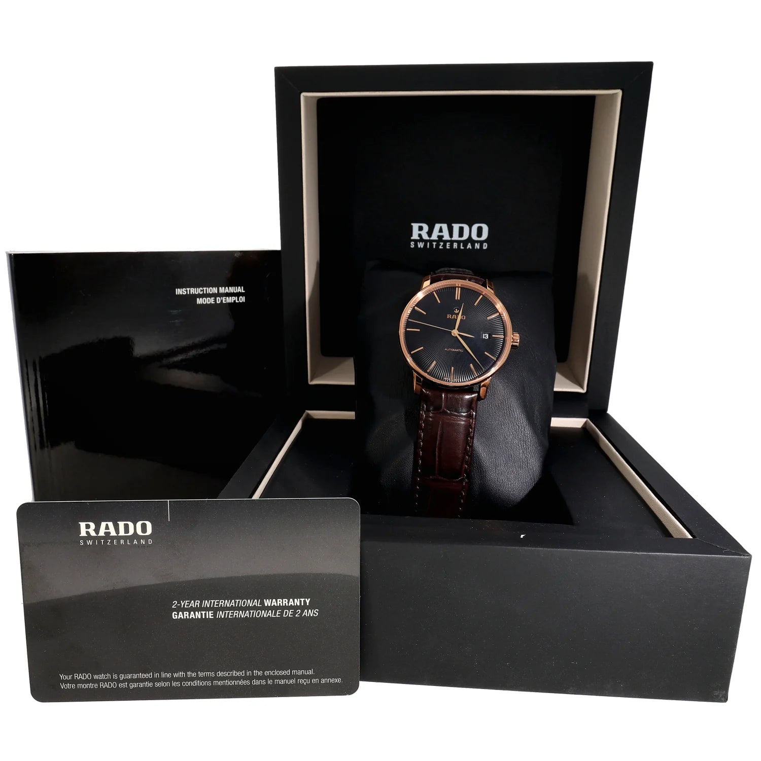 Rado Coupole 763.3861.2 37.7mm Gold Plated Watch