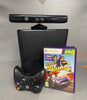 Microsoft Xbox 360 S Black 4GB Bundle with Kinect Sensor And Kinect Joy Ride