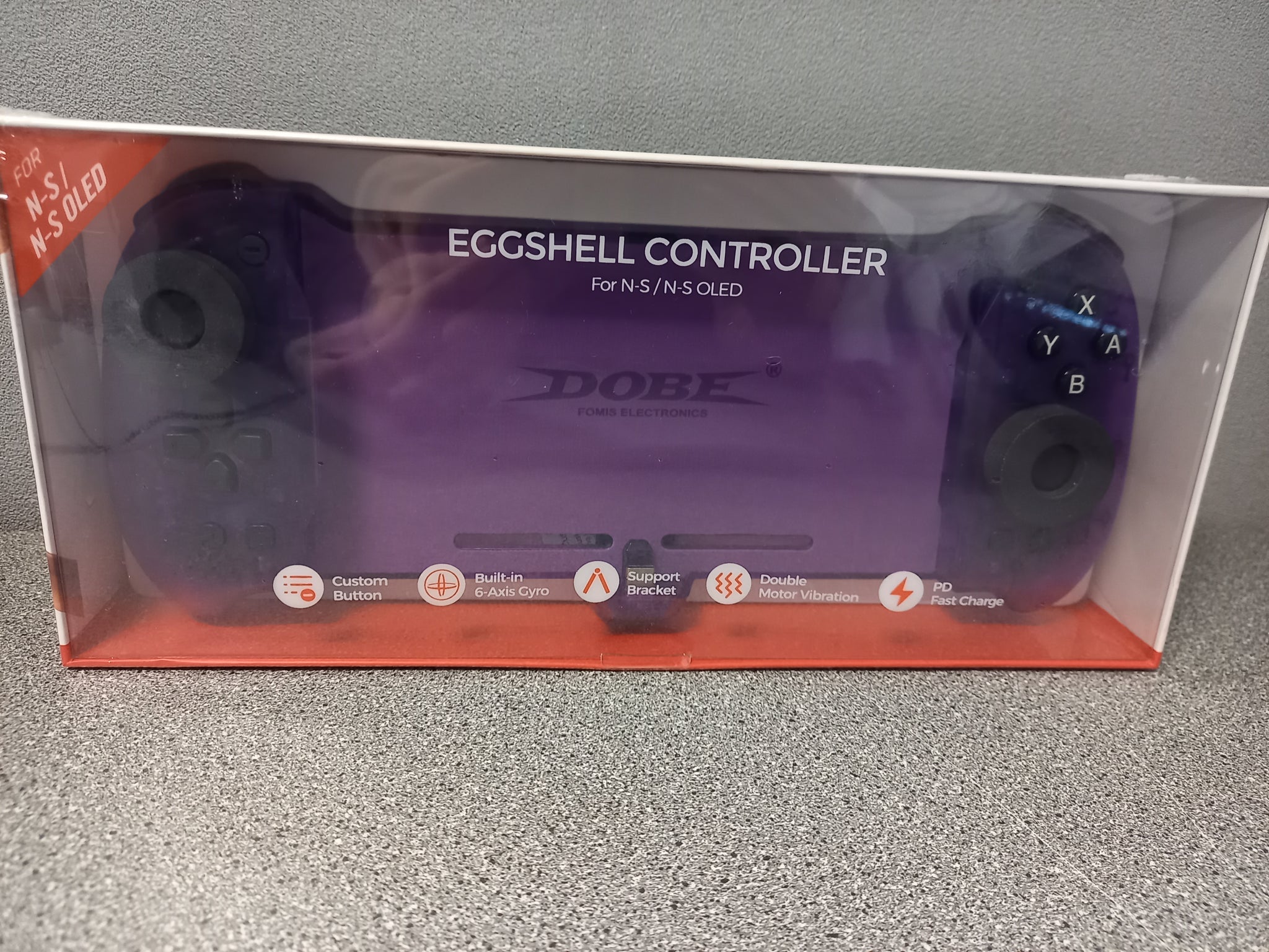 DOBE - Handheld Switch Controller For Nintendo Switch & Switch OLED - Transparent Purple