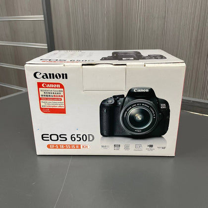 Canon EOS 650D Boxed.