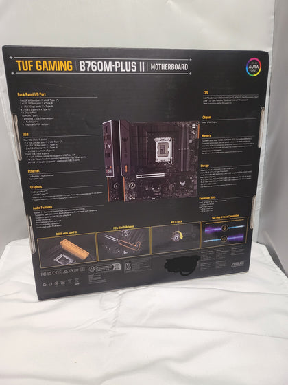 ASUS TUF Gaming B760M-PLUS II mATX Motherboard for Intel LGA1700 CPUs
