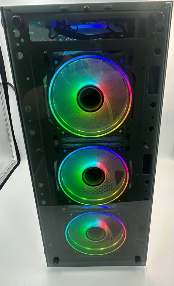 ASC Intel Core i7 Gaming Tower/GT1030 Graphics Card 8GB Ram/128GB SSD + 500GB HDD/ 500W 80+PSU, W11