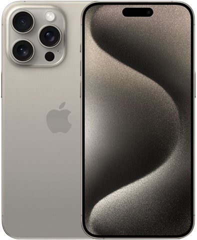 Apple iPhone 15 Pro Max 256GB Natural Titanium, Unlocked C