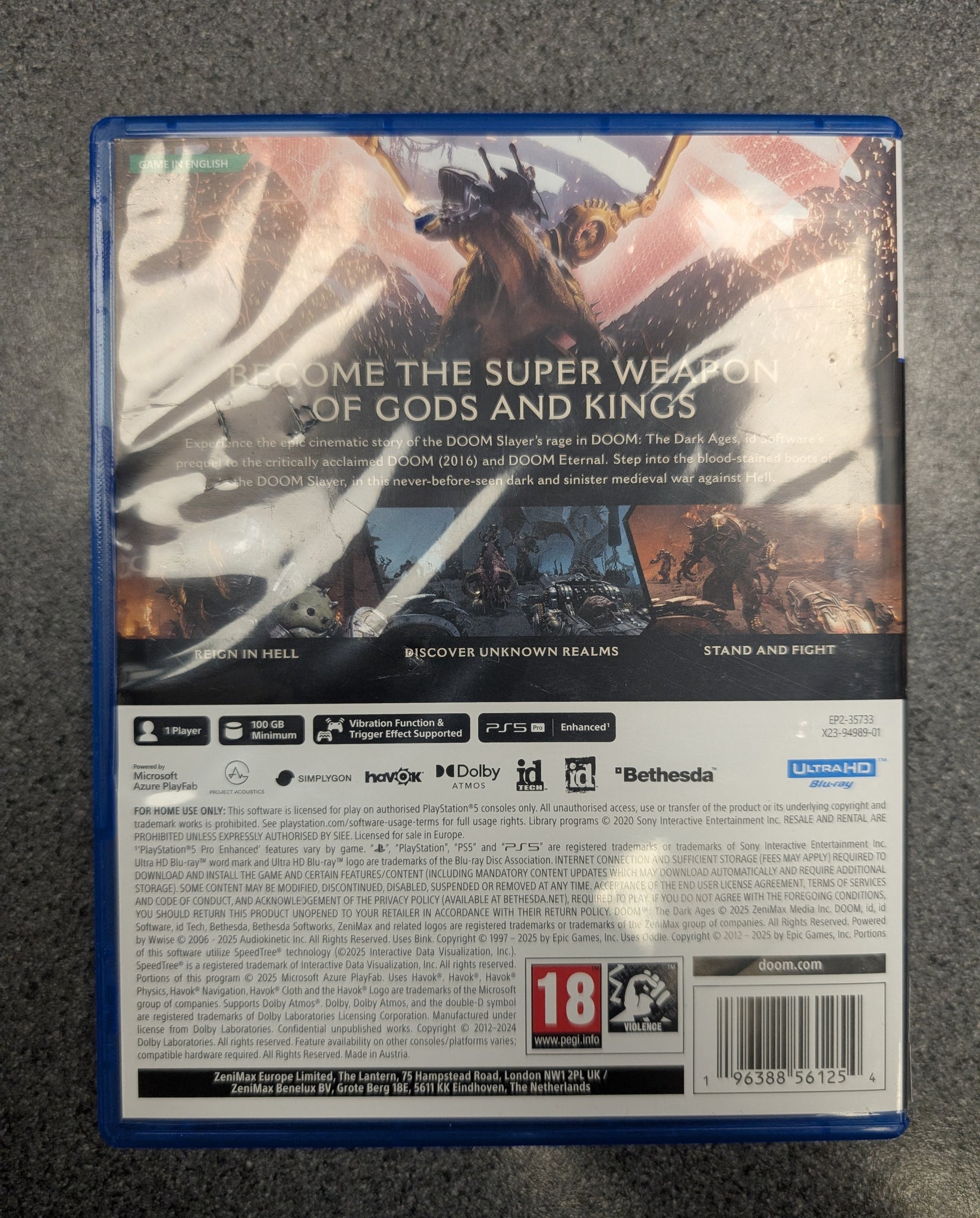 Doom: The Dark Ages - PlayStation 5 (Bethesda)