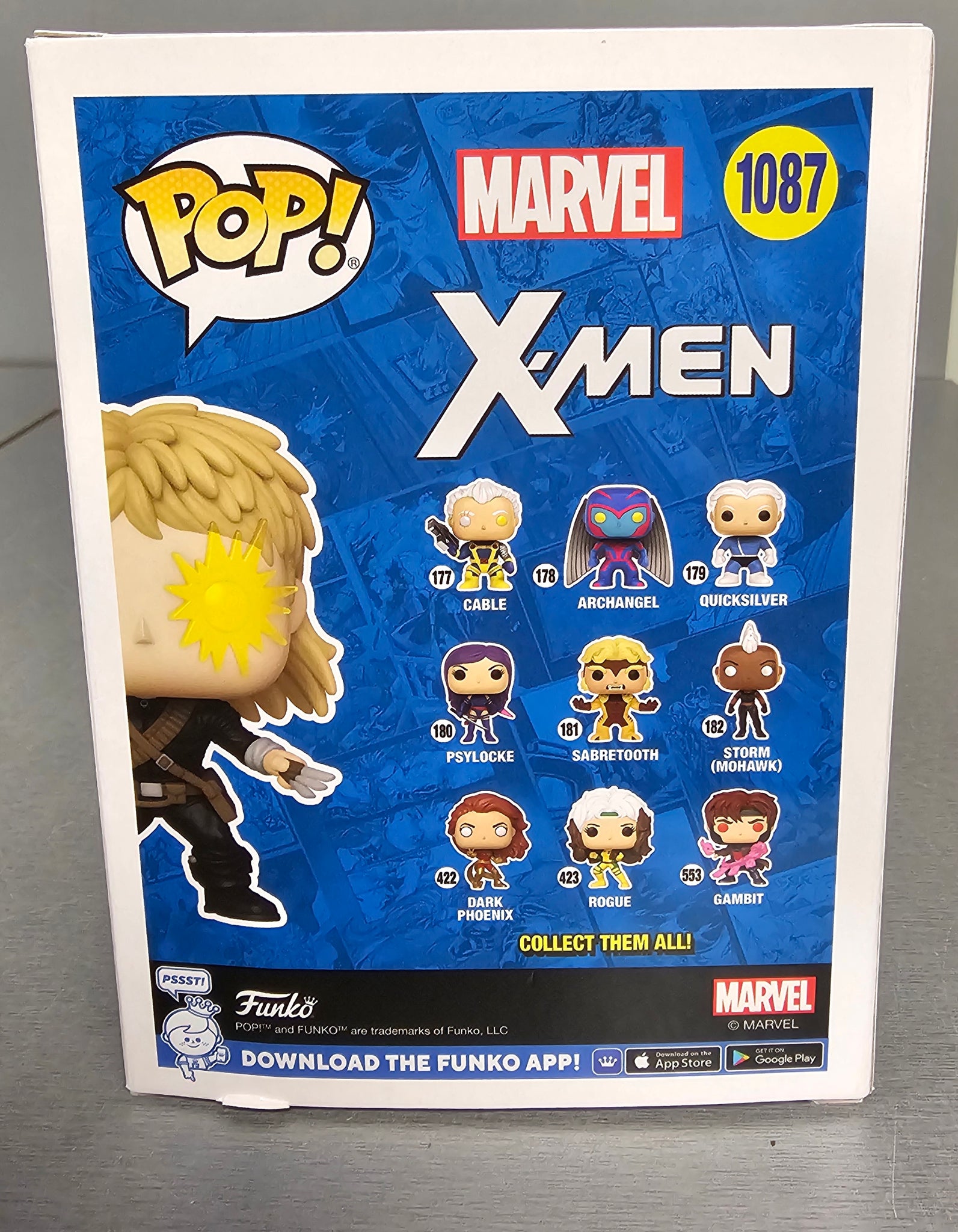 X-Men Comics Longshot Funko Pop! RS 1087# **Collection Only**