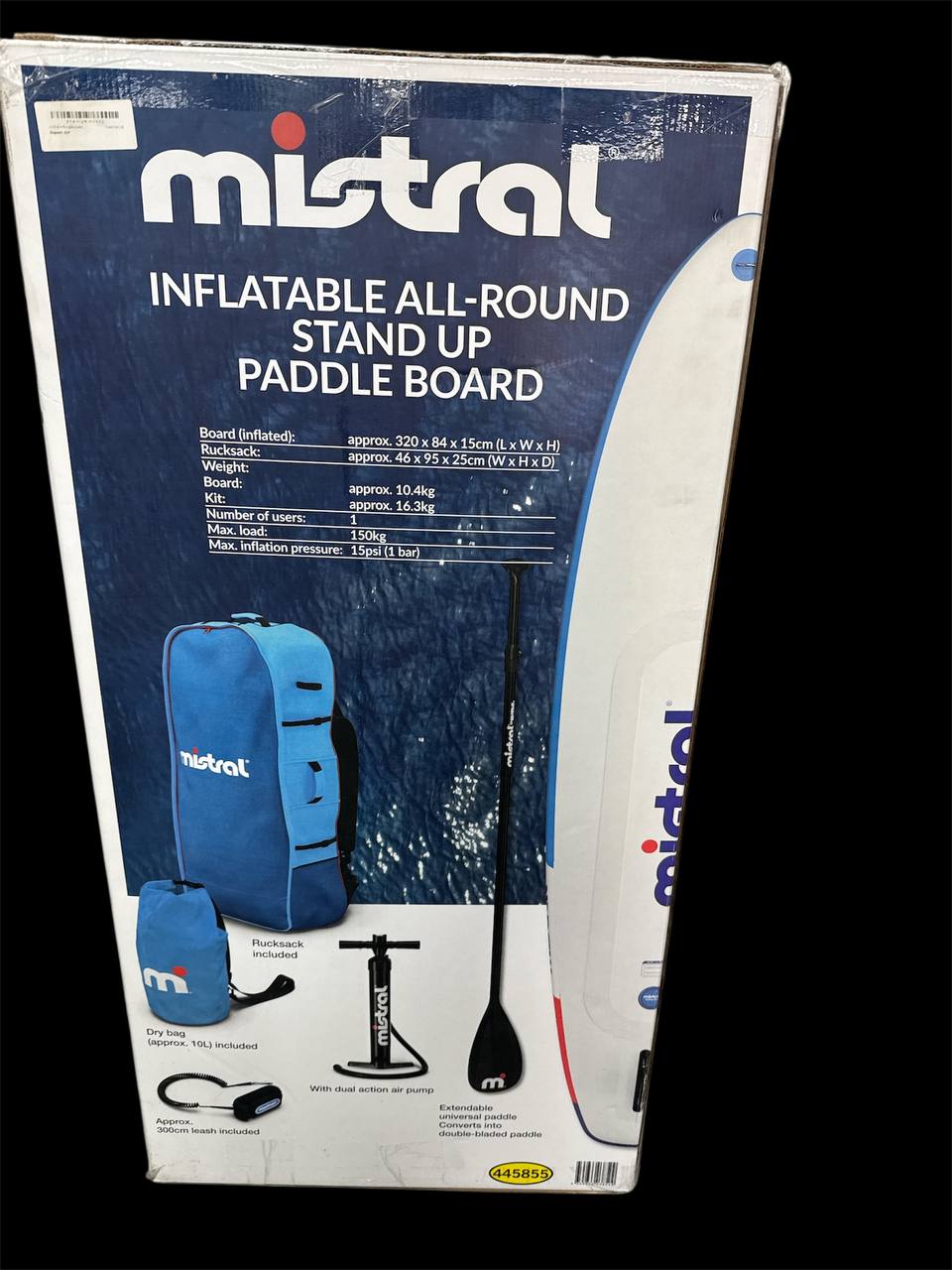 Mistral inflatable stand up paddle board **WYTHENSHAWE ONLY**