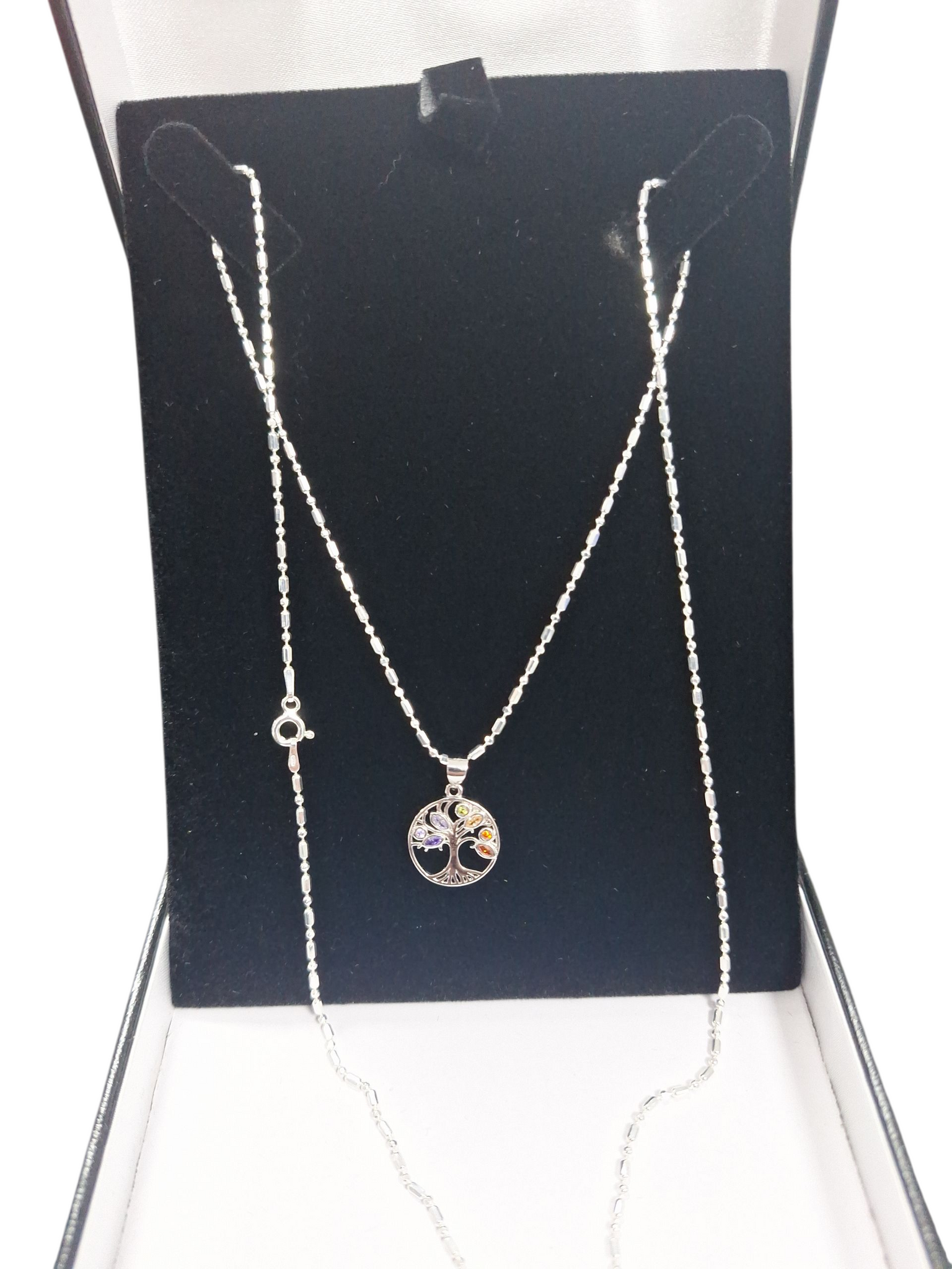NEW OTHER SILVER CHAIN TREE OF LIFE 925, WEIGHT 5.23G ,LENGHT 24"