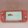 Nintendo Switch Lite Console, 32GB Isabelle Aloha Coral Pink, (No DL) Unboxed with charger and loose game(Animal Crossing)