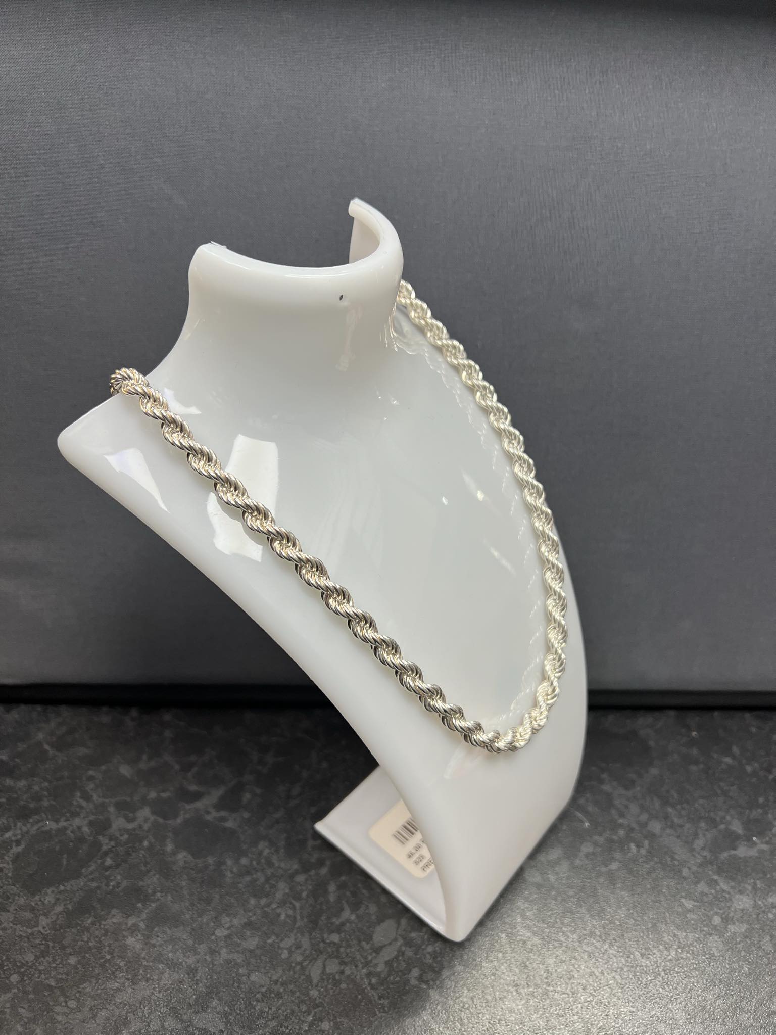 Rope Silver Chain 92s 46g 24"