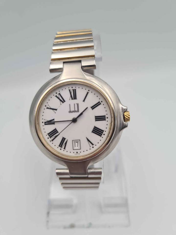 Dunhill Millennium 8000 Men's Vintage 36mm Vintage Quartz Watch - Unboxed With Steel Bracelet