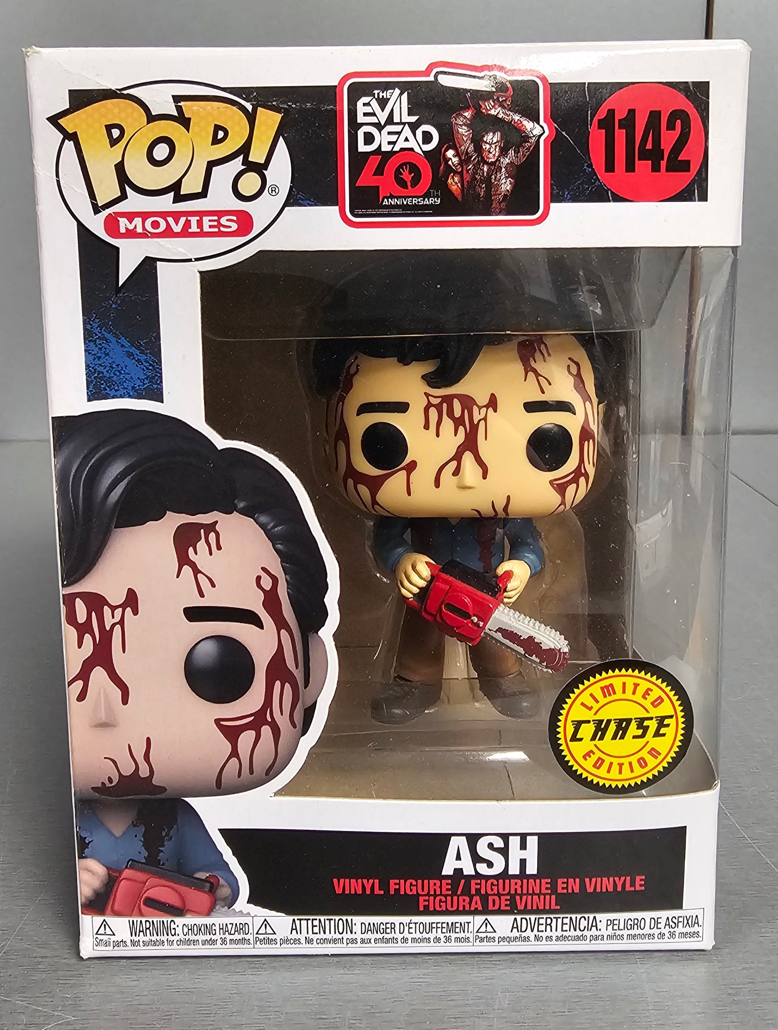 Evil Dead - Ash Campbell 40th Anniversary Pop! Vinyl Figure 1142 (Chase Edition)