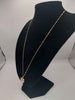 (9ct 375 Hallmarked&Tested), Gold Chain With "I love you" Pendant Locket, Weight: 4.25g, 26" Length