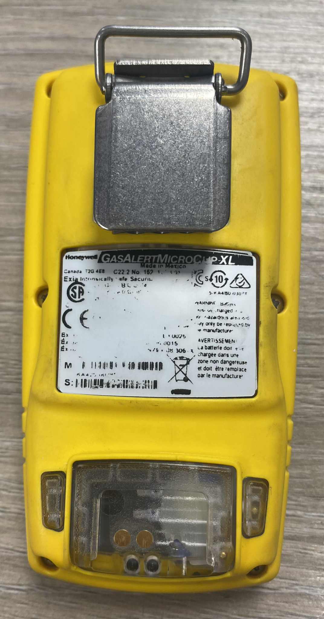 Honeywell gas alert microclip xl