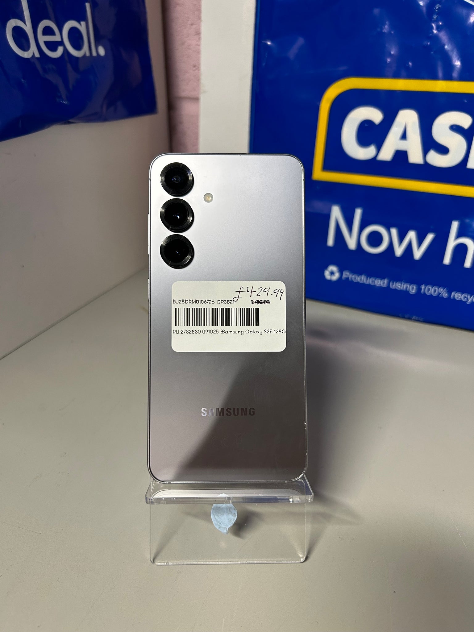 Samsung Galaxy S25 128GB Icy Blue, Unlocked B unboxed