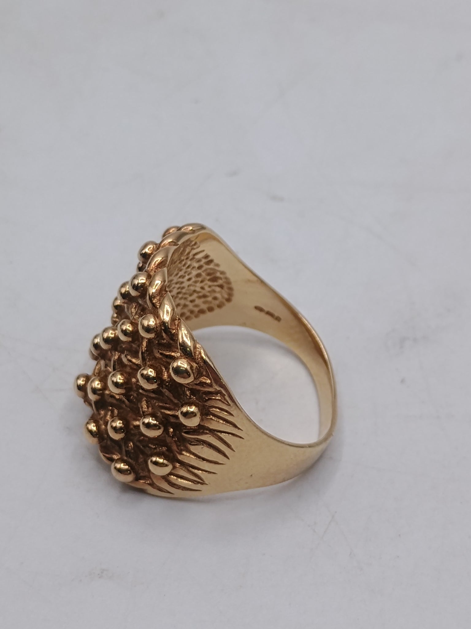 9ct gold keeper ring