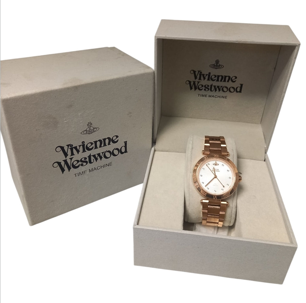 Vivienne Westwood VV206SLRS Montagu Rose Gold-Plated Watch | Cash