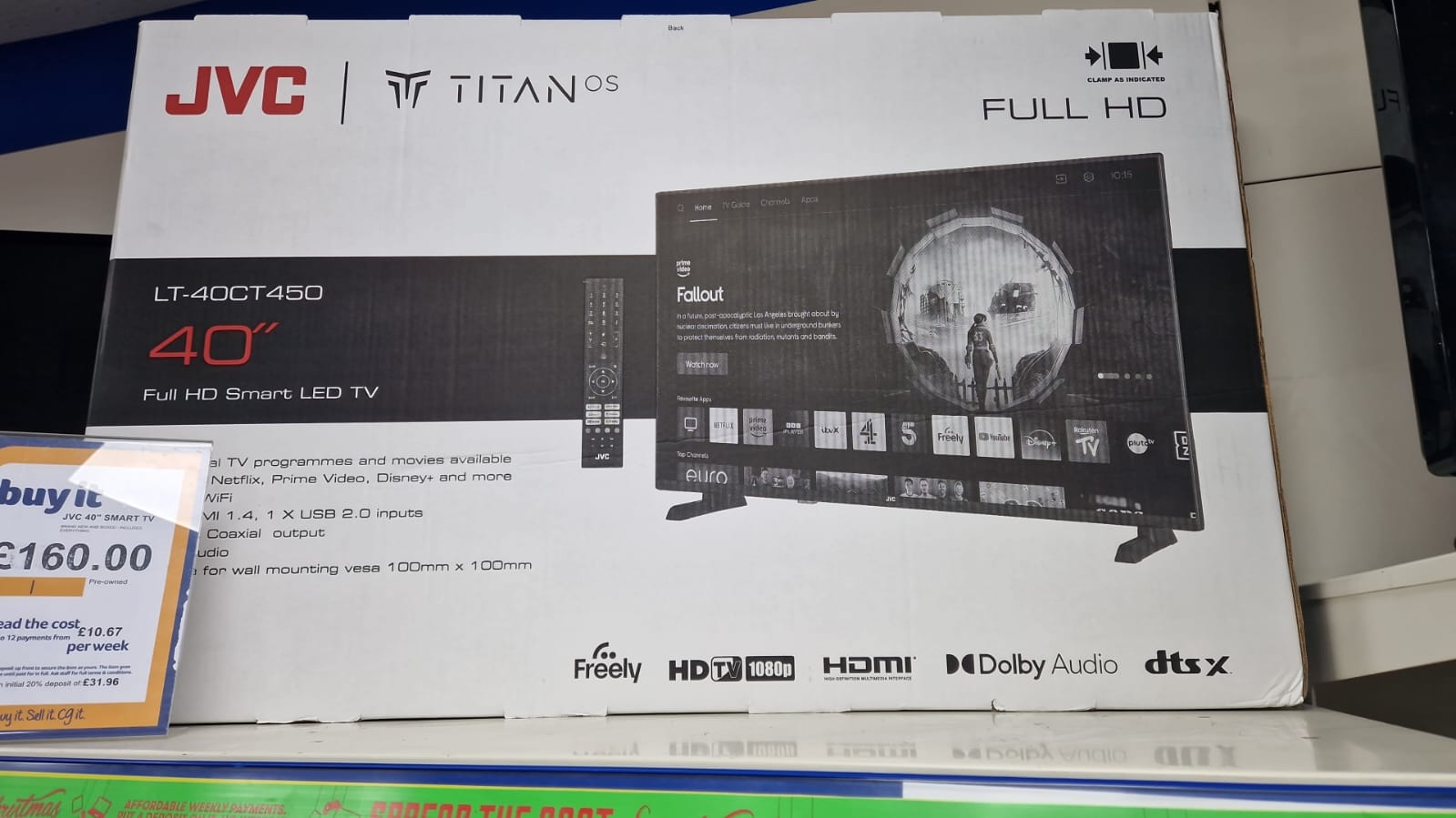 JVC LT-40CT450 40" Smart Full HD HDR LED TV