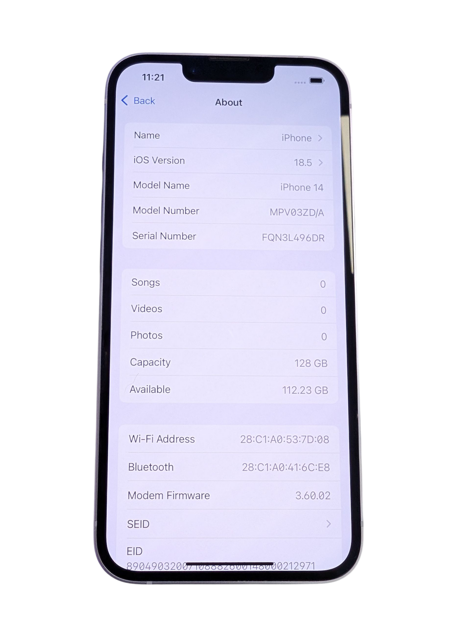 Apple iPhone 14 lilac