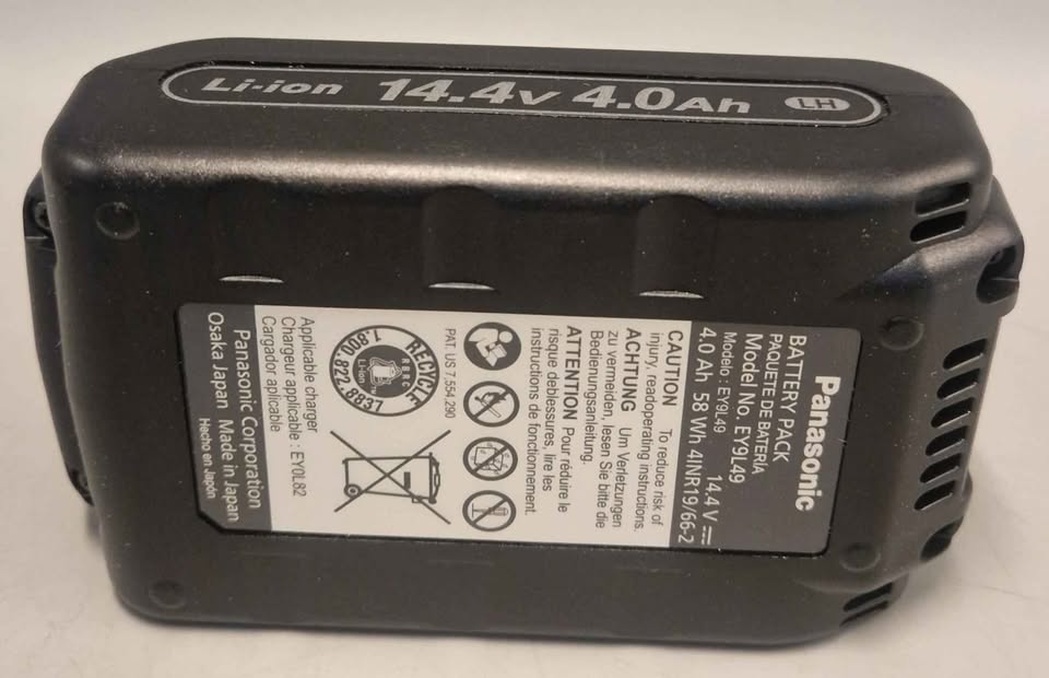 Panasonic battery pack EY 9L49 B 14.4 Volt 4 Ah Li-ion replacement battery