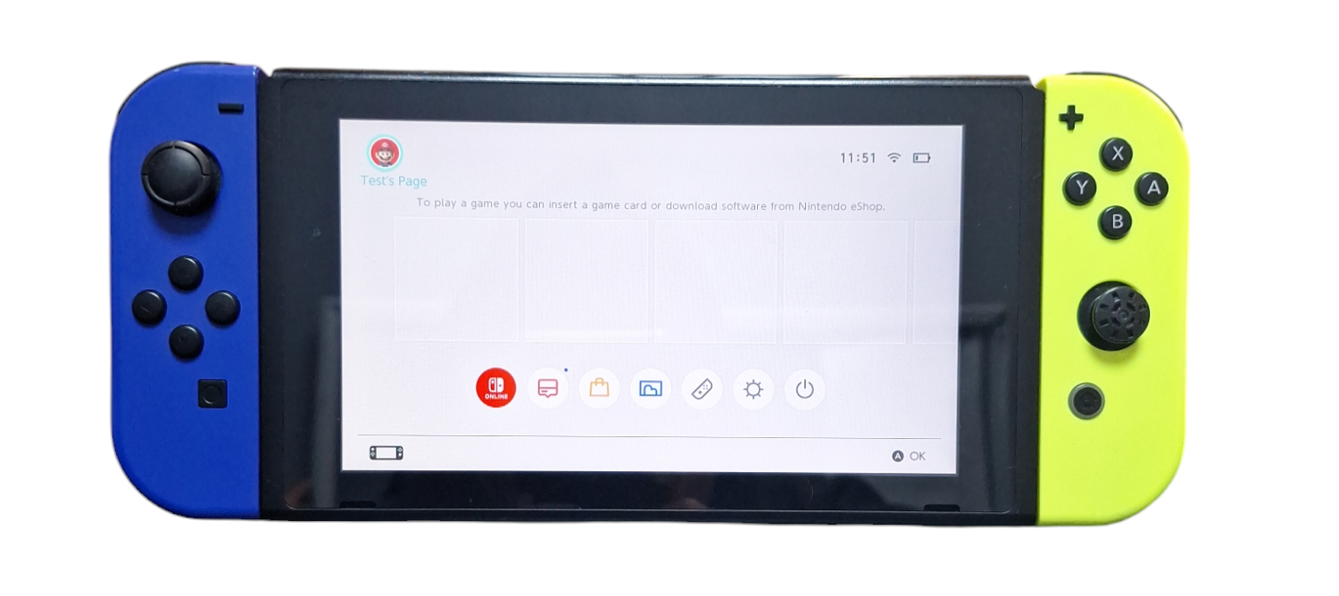 Nintendo Switch SV2 Console Blue Yellow