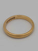 (22ct Hallmarked&Tested), Gold Band Ring, 3.2G, Size K