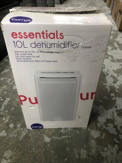 Essentials 10l Dehumidifier Model: C10dh19 (boxed)