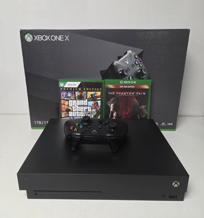 Xbox One X Console, 1TB, with 2 games