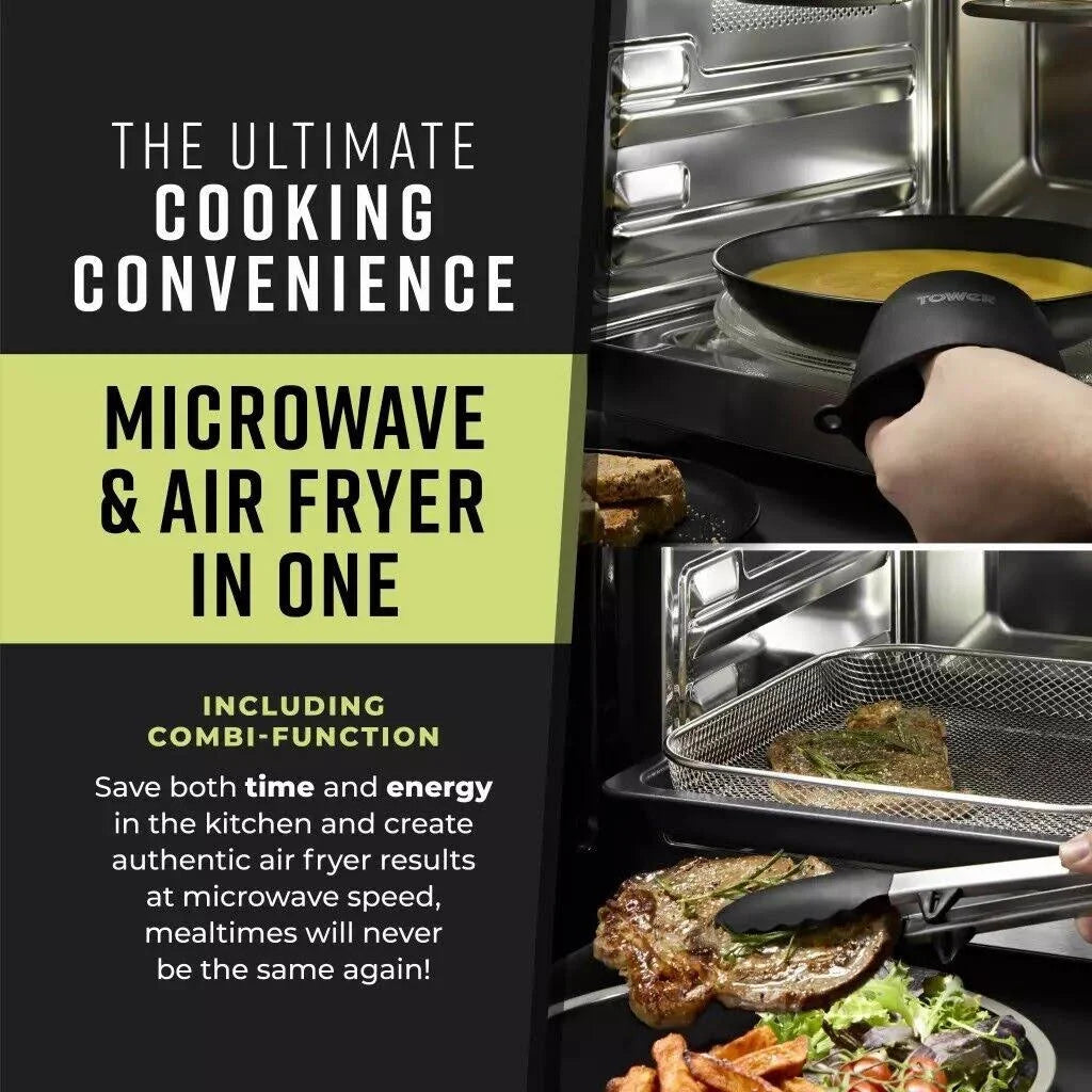 Tower 2-in-1 Air Fryer & Microwave, Airwave Pro Oven, T17133 (COLLECTION ONLY)