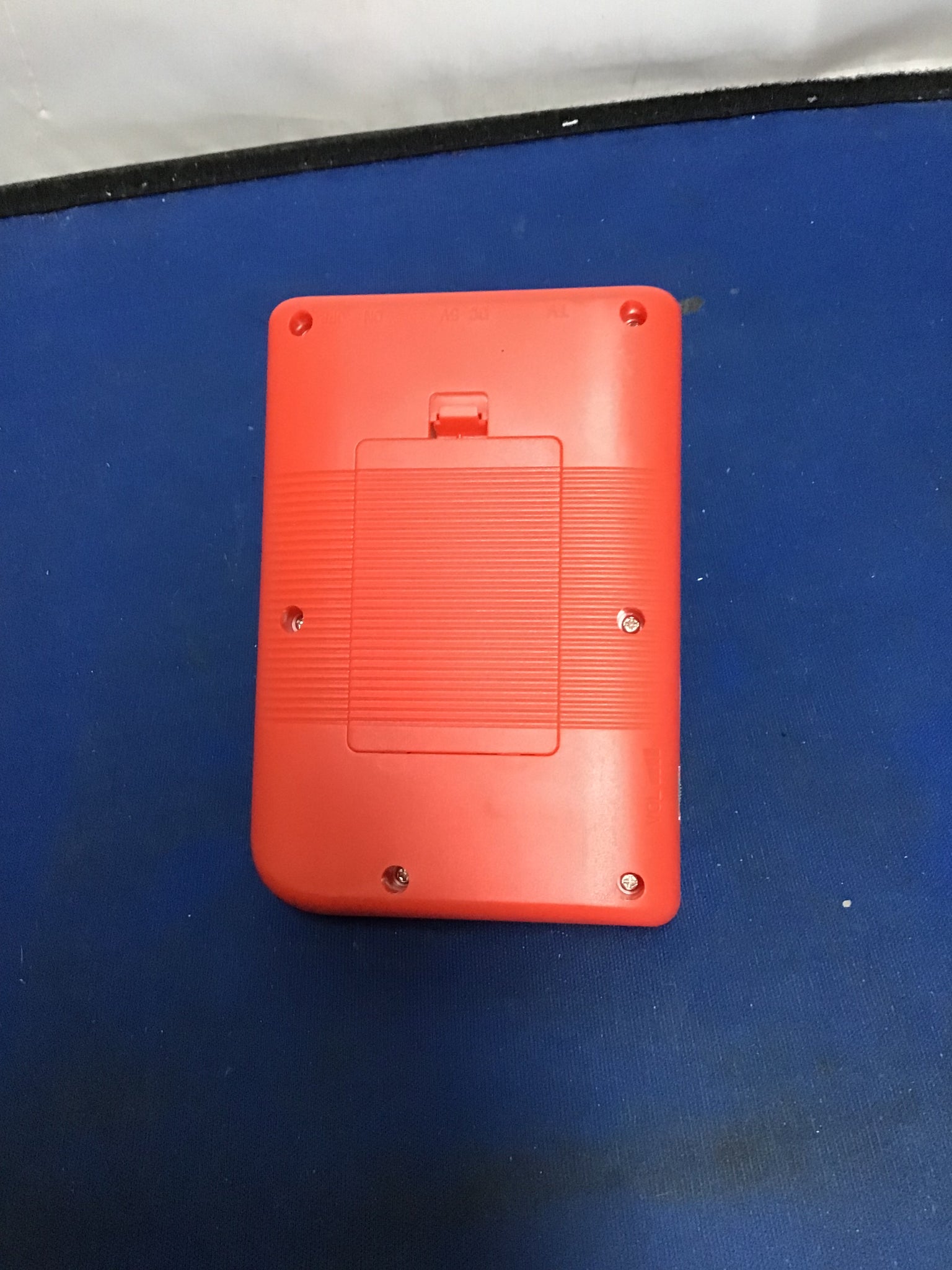 Red Handheld Gaming Console