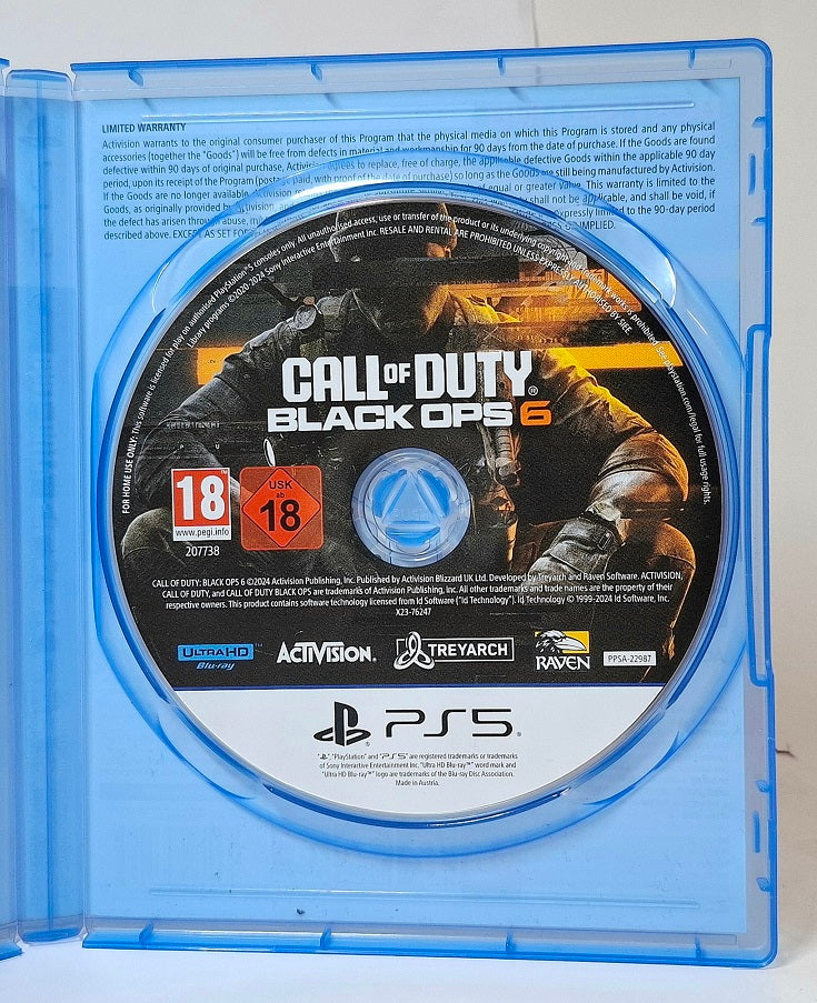 Call of Duty Black Ops 6 PS5 Game