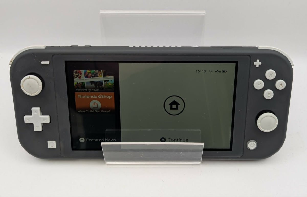 Nintendo Switch Lite Console, 32GB Grey, Unboxed, With Charger