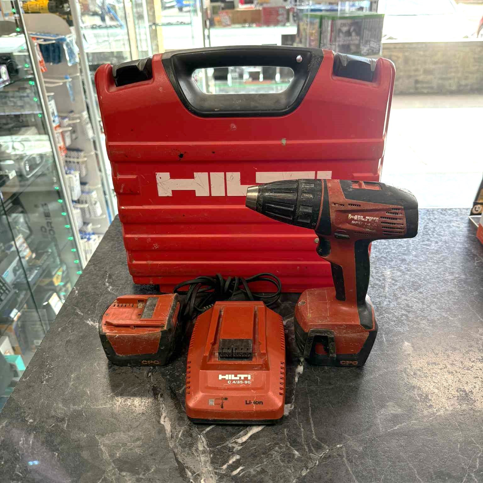 HILTI SFC 14-A 14.4V Cordless Drill + X2 3.3AH Batteries Charger Case