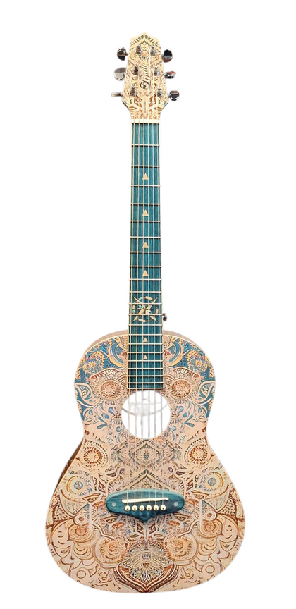 Lindo Sahara Electro Acoustic Travel Guitar